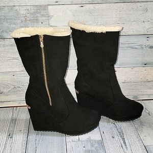 Juicy Courure wedge boots